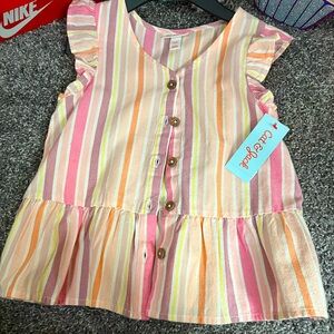 Girls Striped Summer Top - FREE SHIPPING